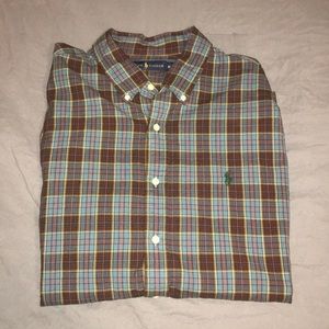 Men’s polo button up shirt